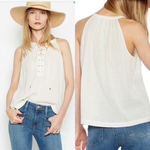 Joie NWOT Arabeth Striped Sleeveless Top. D4/A349